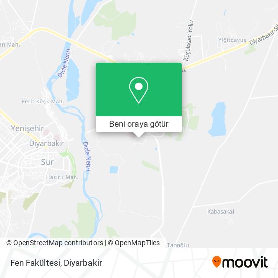 Fen Fakültesi harita
