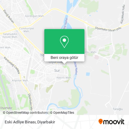 Eski Adliye Binası harita