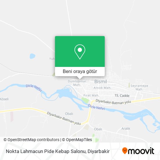 Nokta Lahmacun Pide Kebap Salonu harita