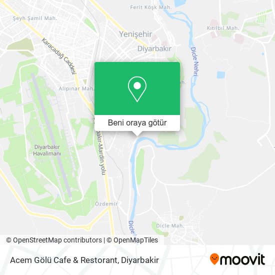 Acem Gölü Cafe & Restorant harita
