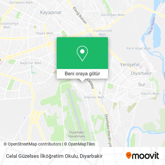 Celal Güzelses İlköğretim Okulu harita
