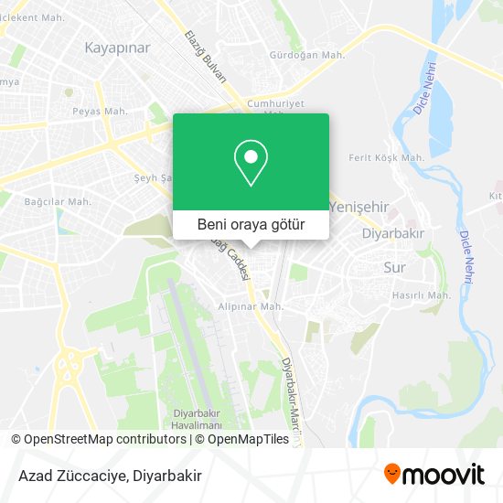 Azad Züccaciye harita