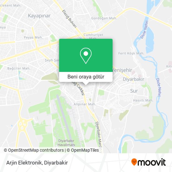 Arjin Elektronik harita