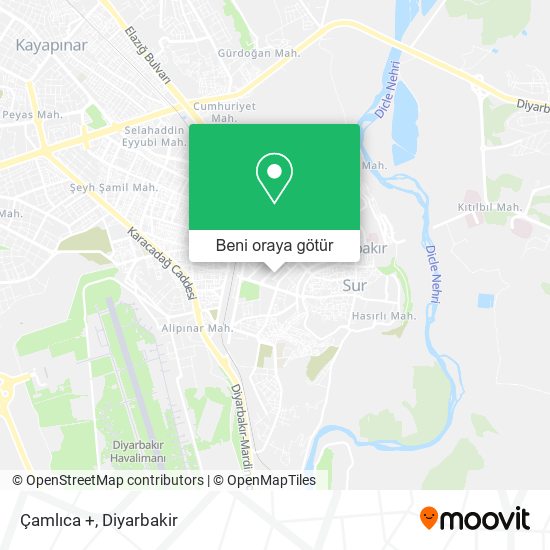 Çamlıca + harita