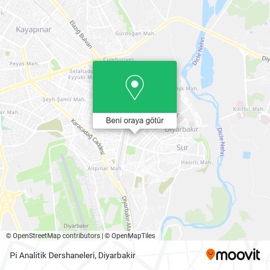 Pi Analitik Dershaneleri harita