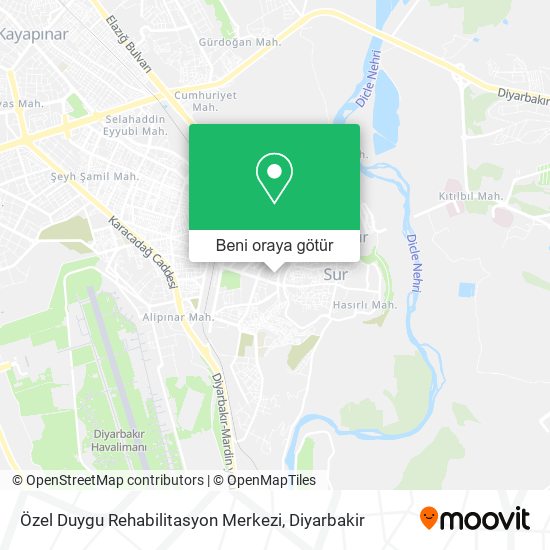 Özel Duygu Rehabilitasyon Merkezi harita