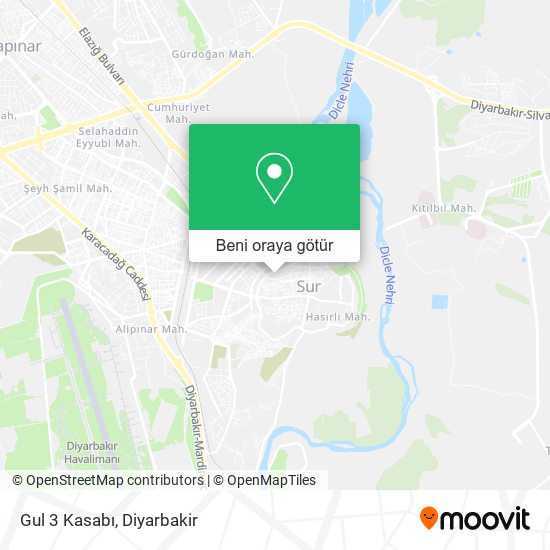 Gul 3 Kasabı harita