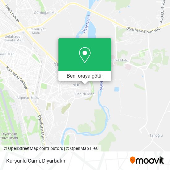 Kurşunlu Cami harita