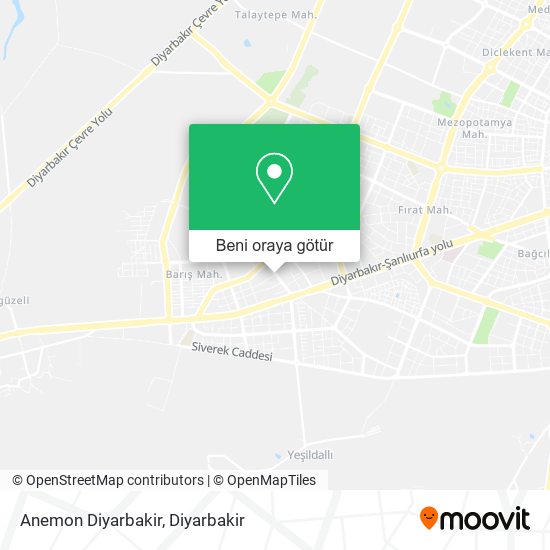 Anemon Diyarbakir harita