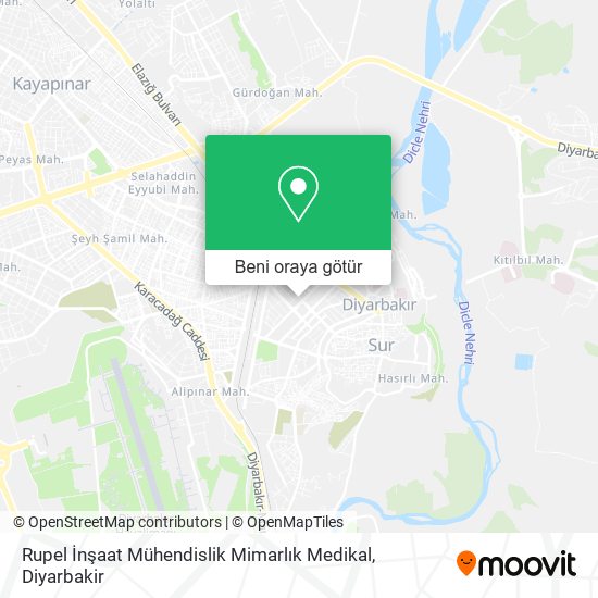 Rupel İnşaat Mühendislik Mimarlık Medikal harita