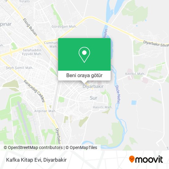 Kafka Kitap Evi harita