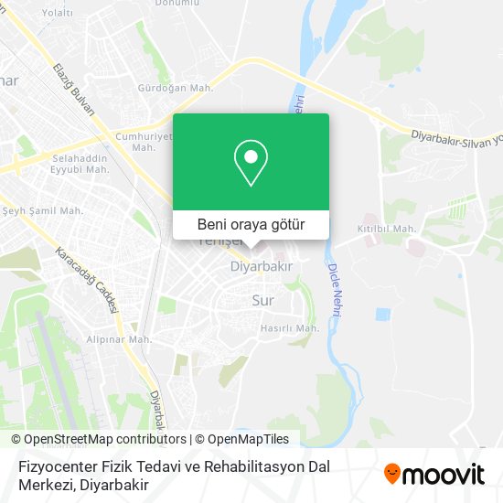 Fizyocenter Fizik Tedavi ve Rehabilitasyon Dal Merkezi harita