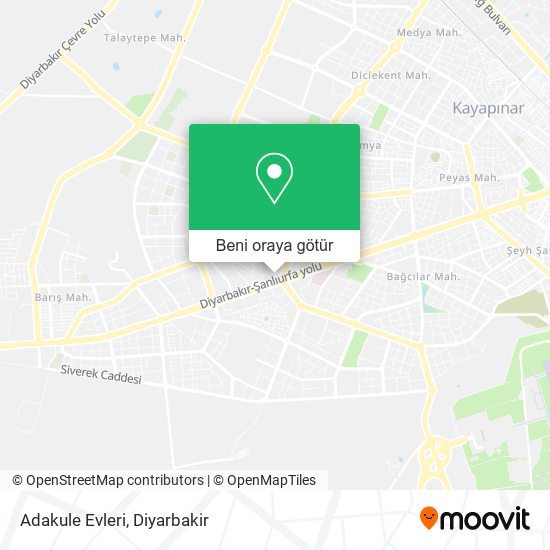 Adakule Evleri harita