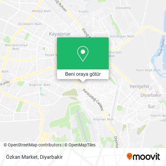 Özkan Market harita