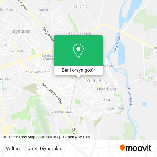 Voltam Ticaret harita