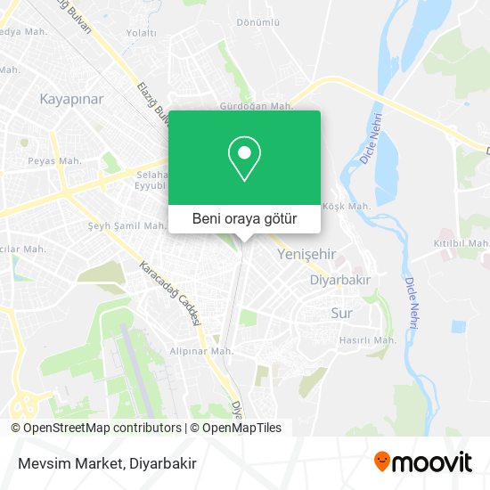 Mevsim Market harita