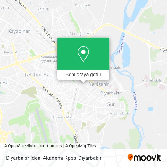 Diyarbakir İdeal Akademi Kpss harita