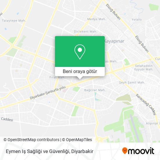 Eymen Iş Sağliği ve Güvenliği harita
