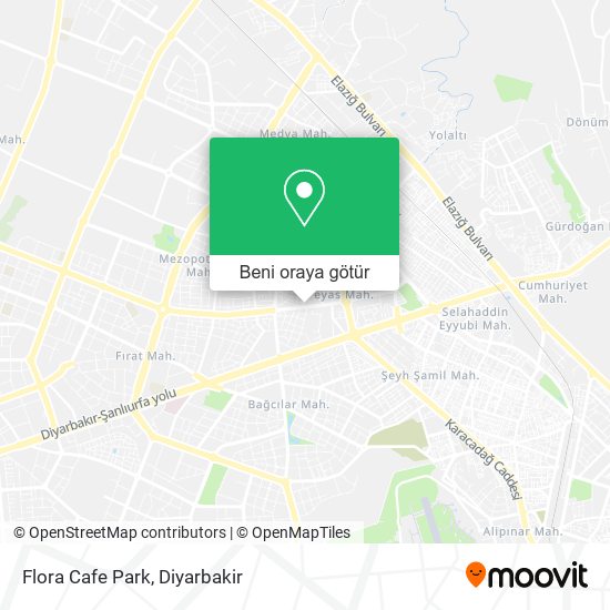 Flora Cafe Park harita
