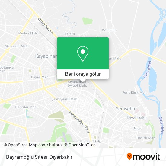 Bayramoğlu Sitesi harita
