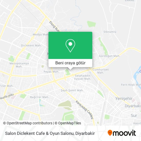 Salon Diclekent Cafe & Oyun Salonu harita