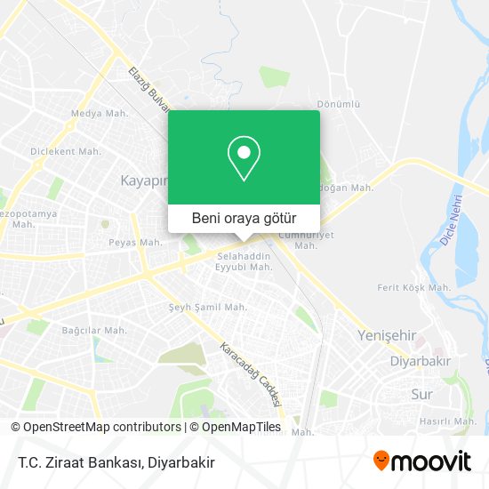 T.C. Ziraat Bankası harita