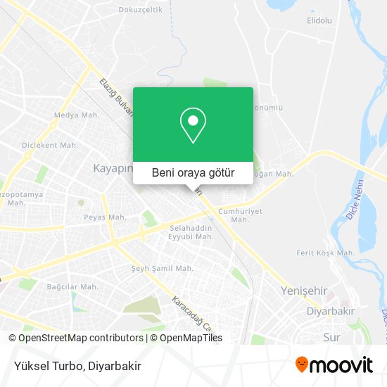 Yüksel Turbo harita