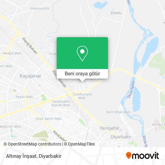Altınay İnşaat harita