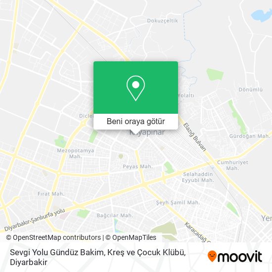 Sevgi Yolu Gündüz Bakim, Kreş ve Çocuk Klübü harita