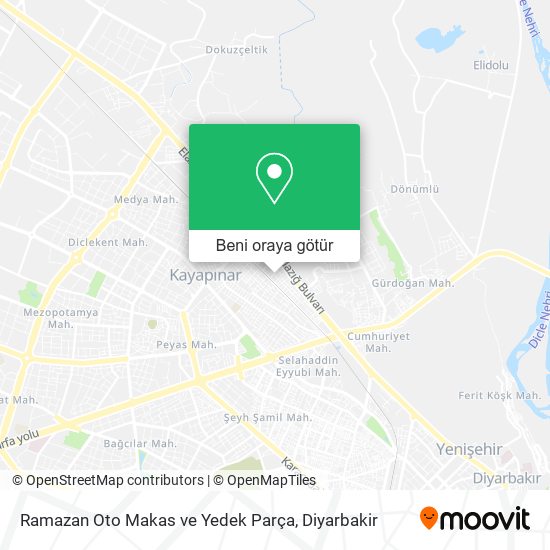Ramazan Oto Makas ve Yedek Parça harita