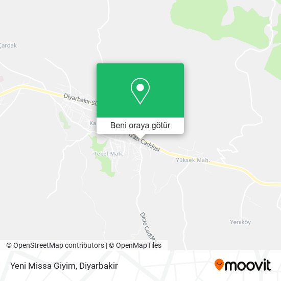 Yeni Missa Giyim harita