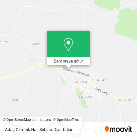 Adaş Olimpik Halı Sahası harita