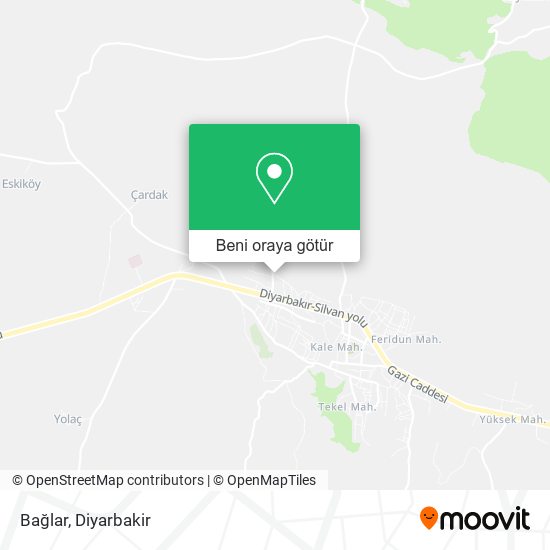 Bağlar harita