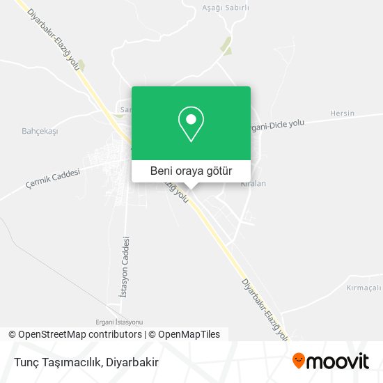 Tunç Taşımacılık harita