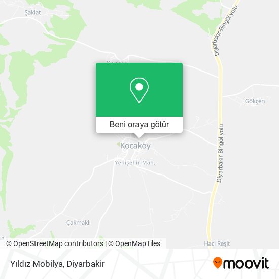 Yıldız Mobilya harita