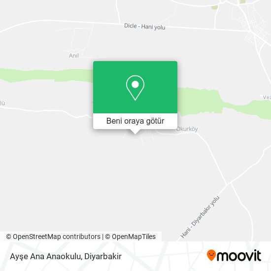 Ayşe Ana Anaokulu harita