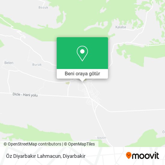 Öz Diyarbakır Lahmacun harita