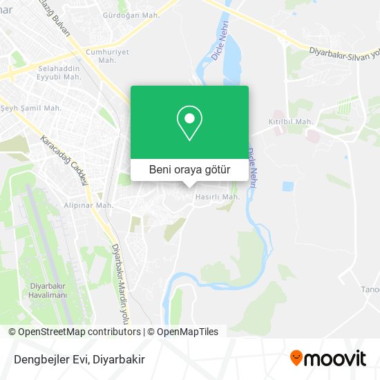 Dengbejler Evi harita