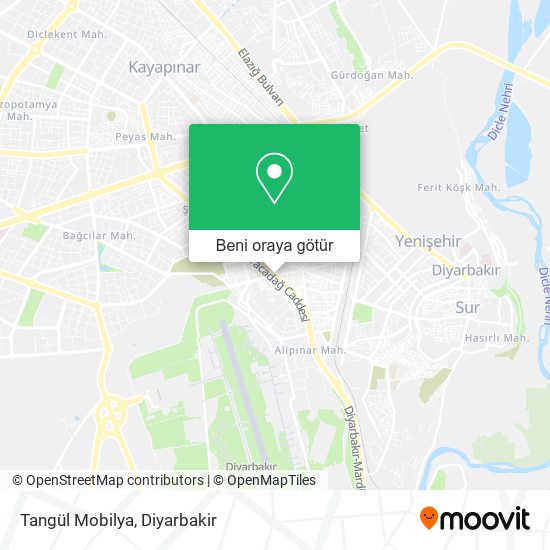 Tangül Mobilya harita