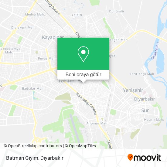 Batman Giyim harita