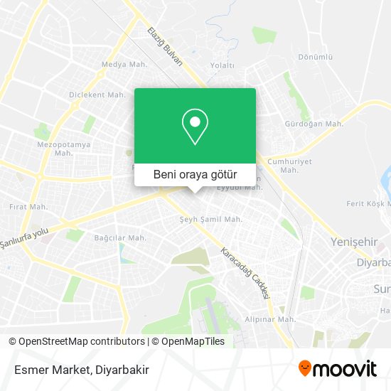 Esmer Market harita