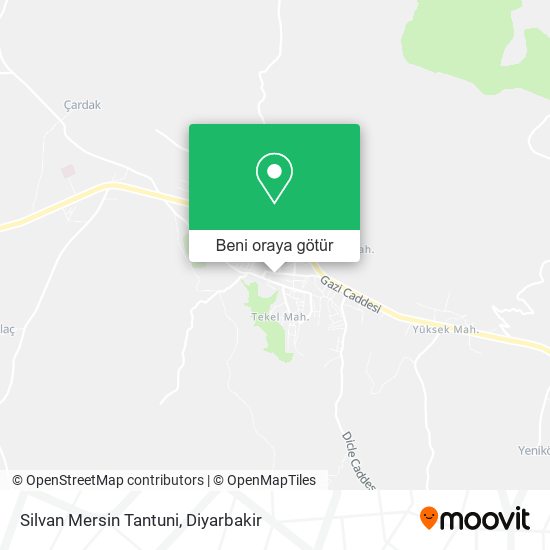 Silvan Mersin Tantuni harita