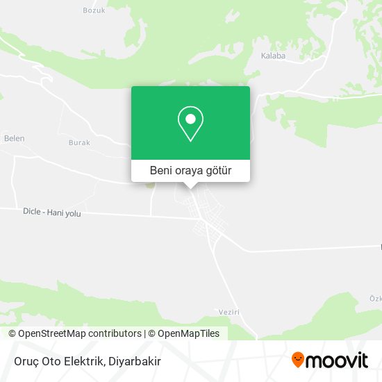 Oruç Oto Elektrik harita