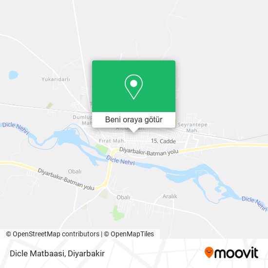 Dicle Matbaasi harita