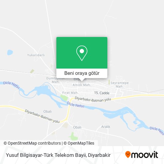 Yusuf Bilgisayar-Türk Telekom Bayii harita