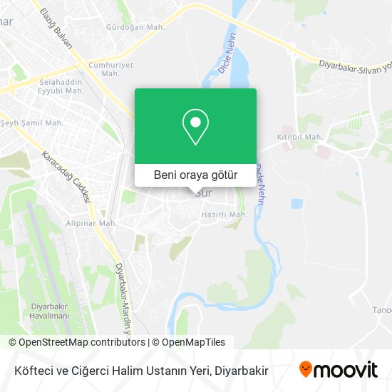 Köfteci ve Ciğerci Halim Ustanın Yeri harita