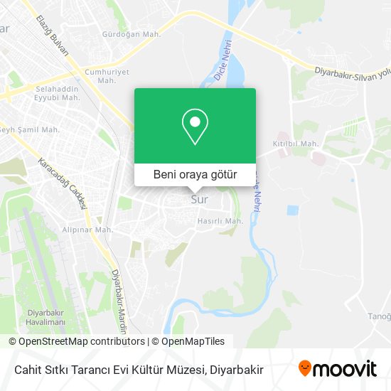 Cahit Sıtkı Tarancı Evi Kültür Müzesi harita
