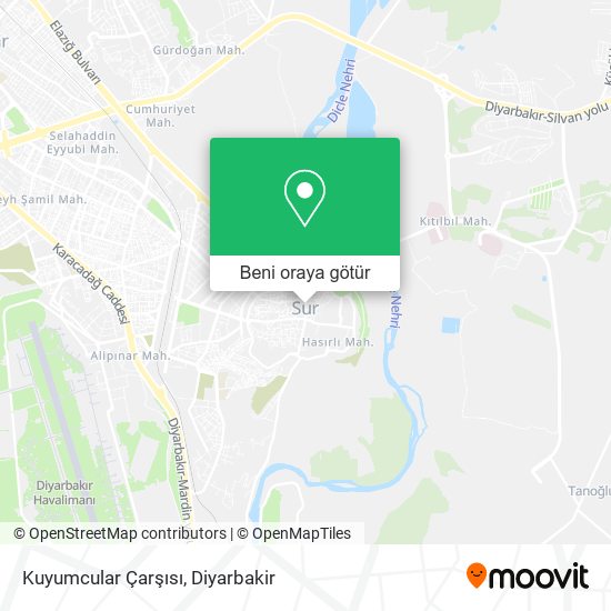 Kuyumcular Çarşısı harita