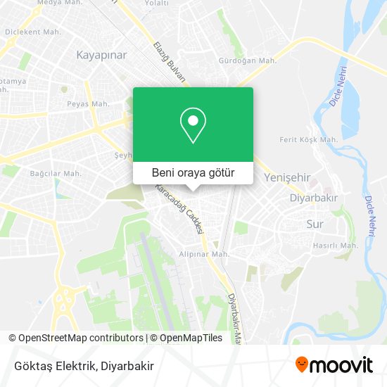 Göktaş Elektrik harita