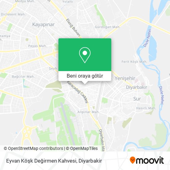 Eyvan Köşk Değirmen Kahvesi harita